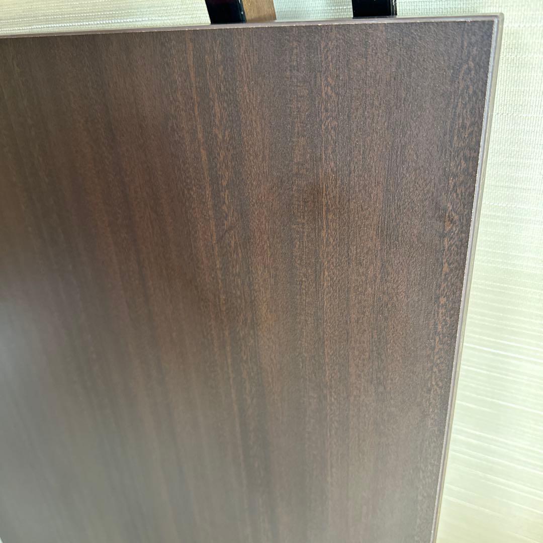 【美品】デスク 90×60cm ブラウン×黒 100-DESKF012BR