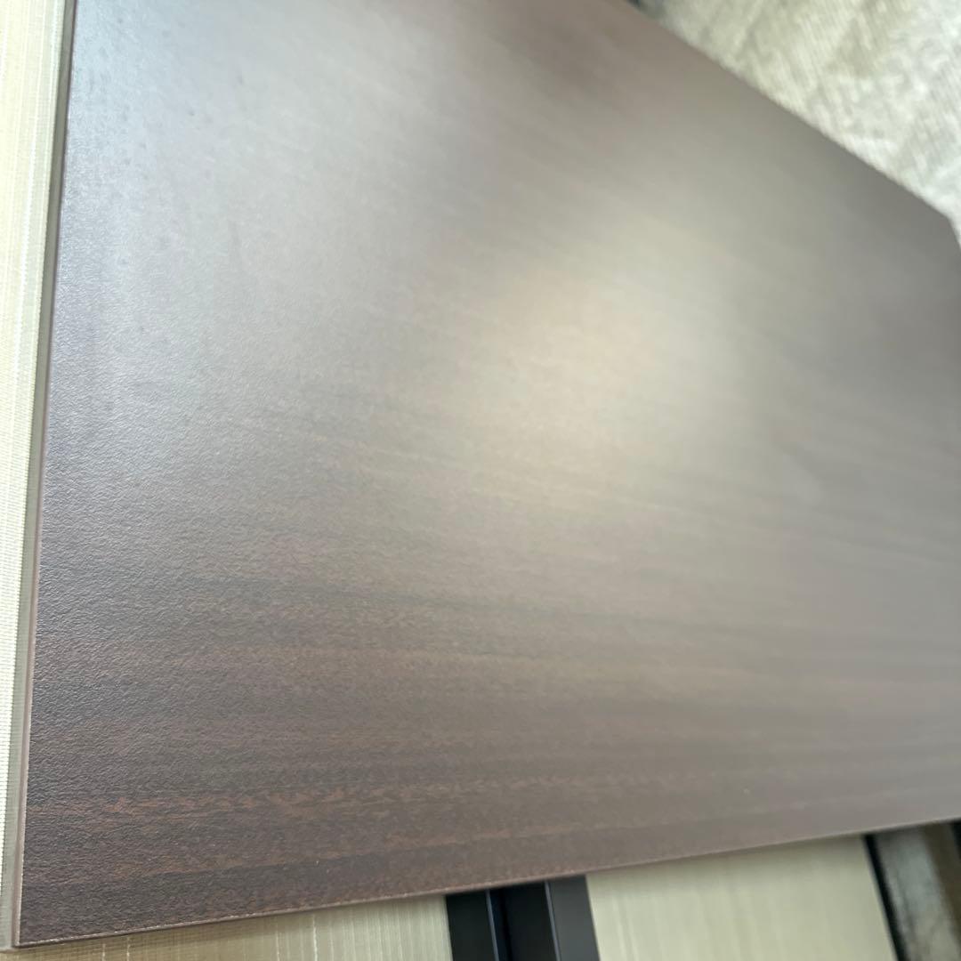 【美品】デスク 90×60cm ブラウン×黒 100-DESKF012BR