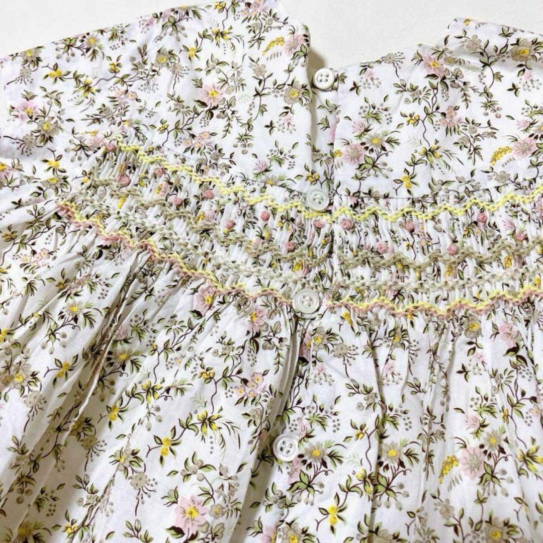 bonpoint ボンポワン　デュセス　ワンピース　ドレス　リバティ花柄　18m