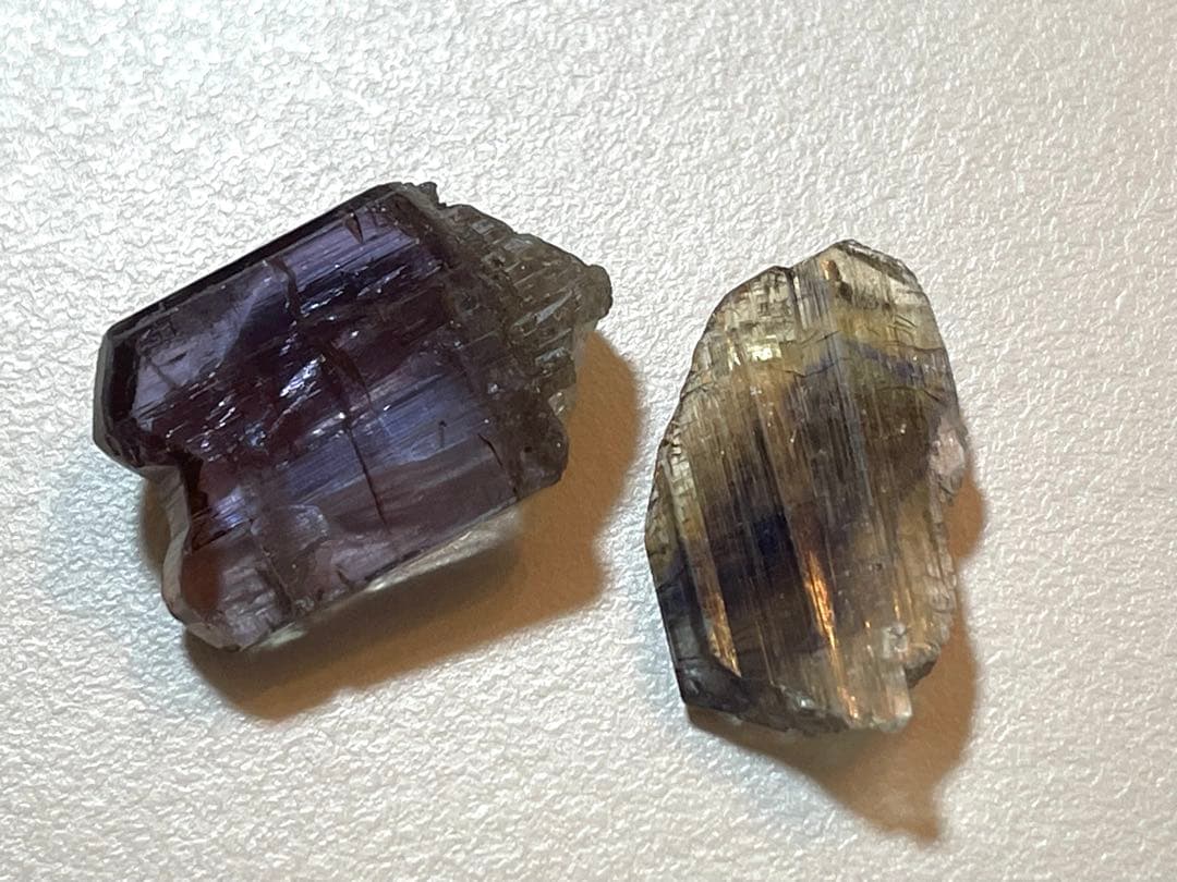 み*ん様 鉱物標本　Tanzanite タンザナイト非加熱　タンザニア産