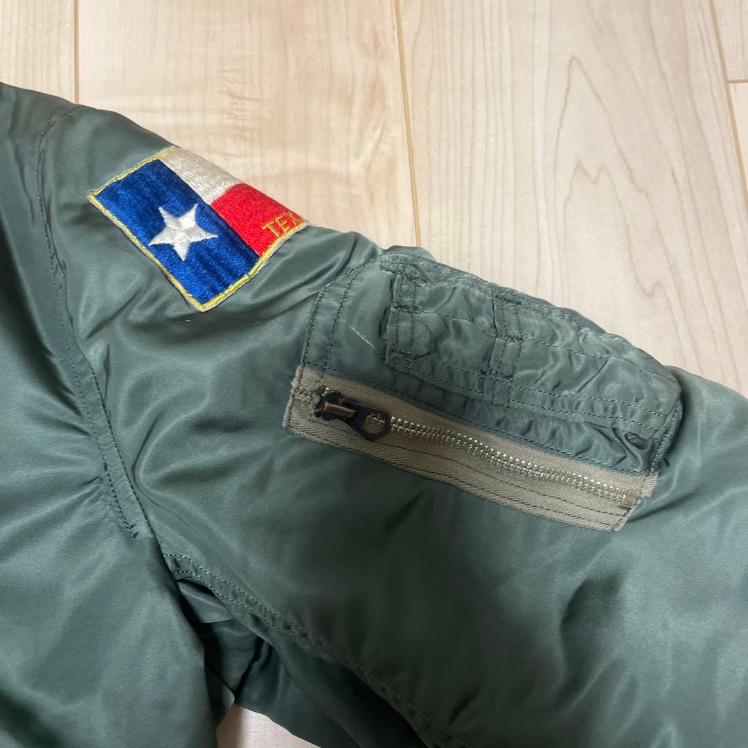 実物80年 MA-1 オリジナル ALPHA INDUSTRIES INC社製