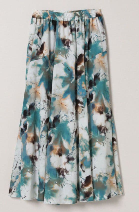 【新品・人気商品】JEANASIS ペイントタッチフレアスカート