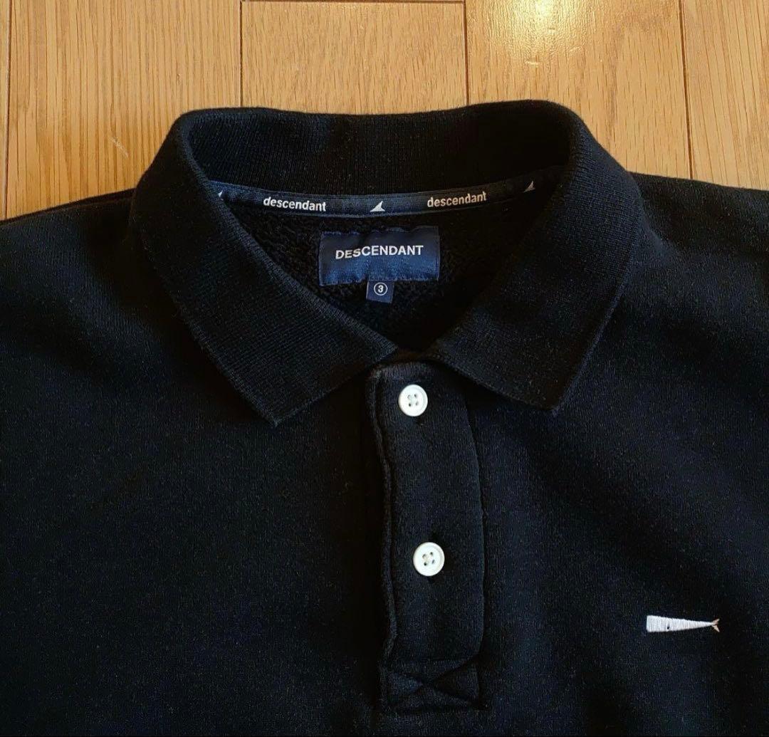 トップス CACHALOT POLO JERSEY BLACK / SIZE3 LARGE