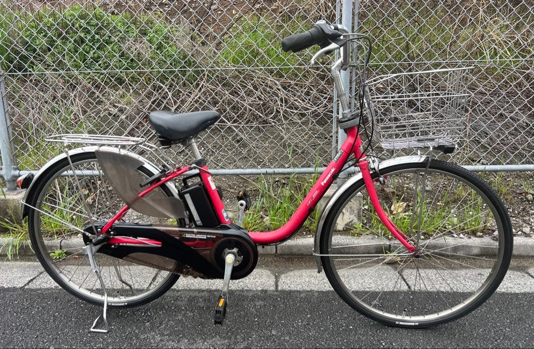 Panasonic電動アシスト自転車前後新品タイヤ交換済26インチ関東圏配送可能