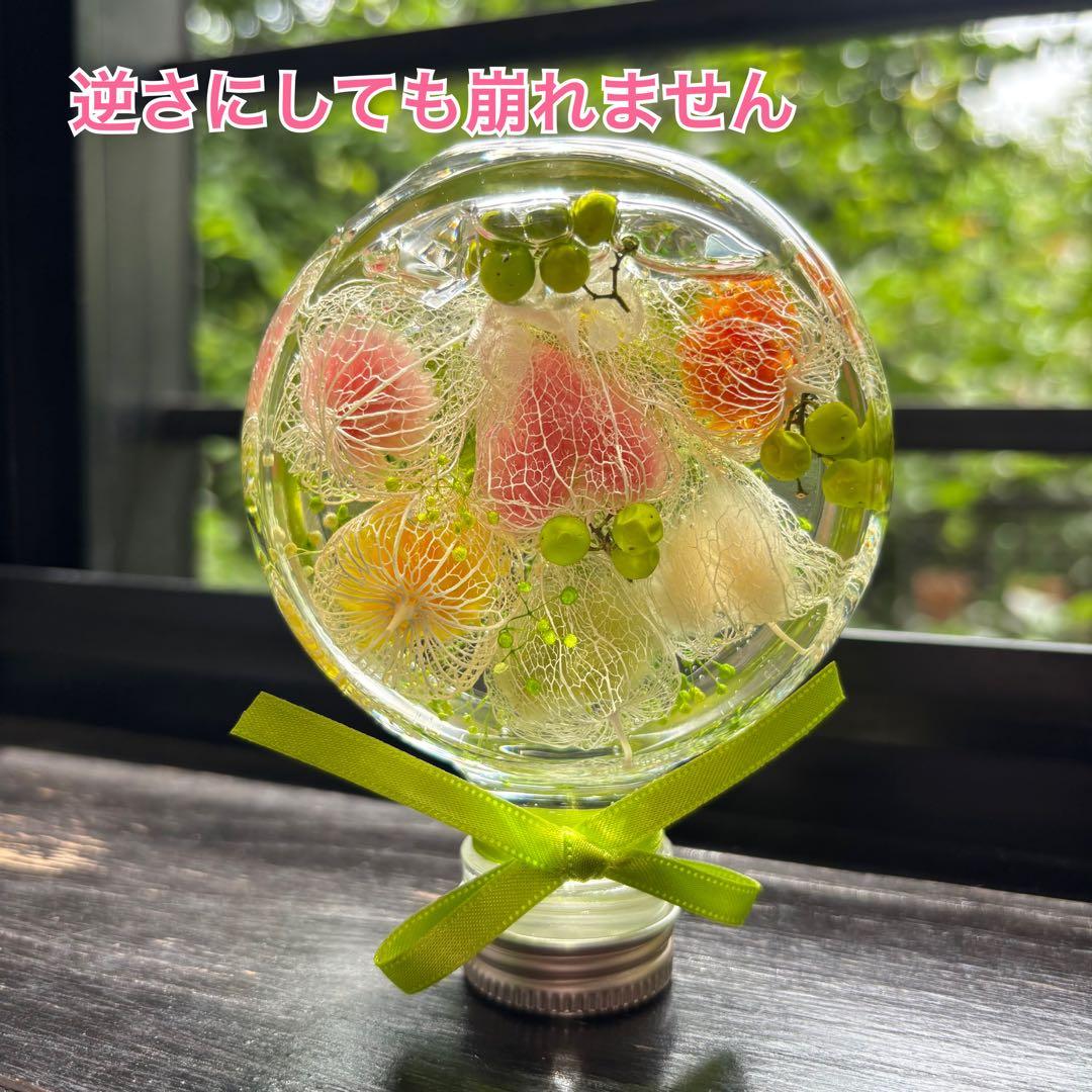 【もも。様 オーダー】透かしほおずきハーバリウム２点