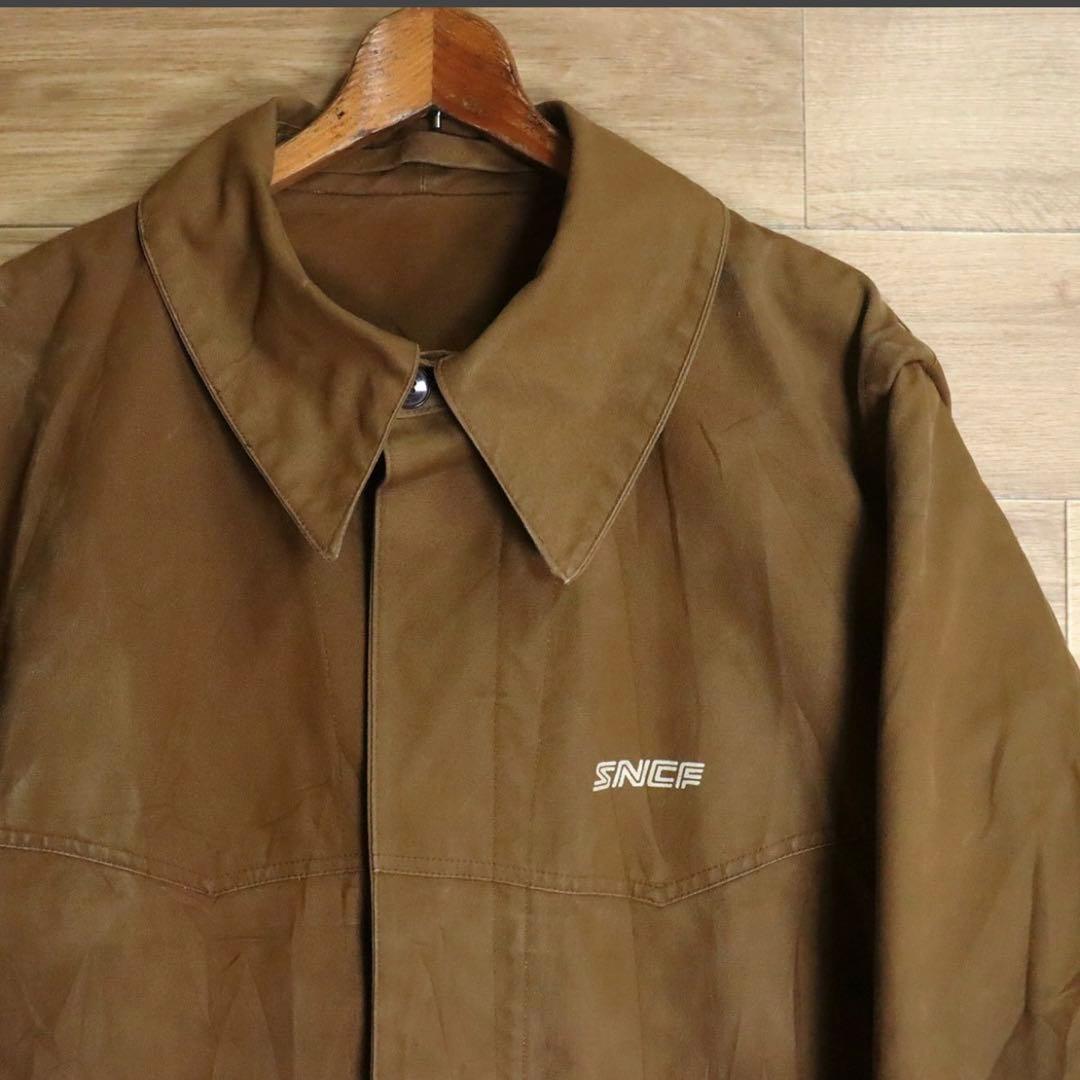 50s 60s ユーロビンテージ レイルロードジャケット フランス国鉄
