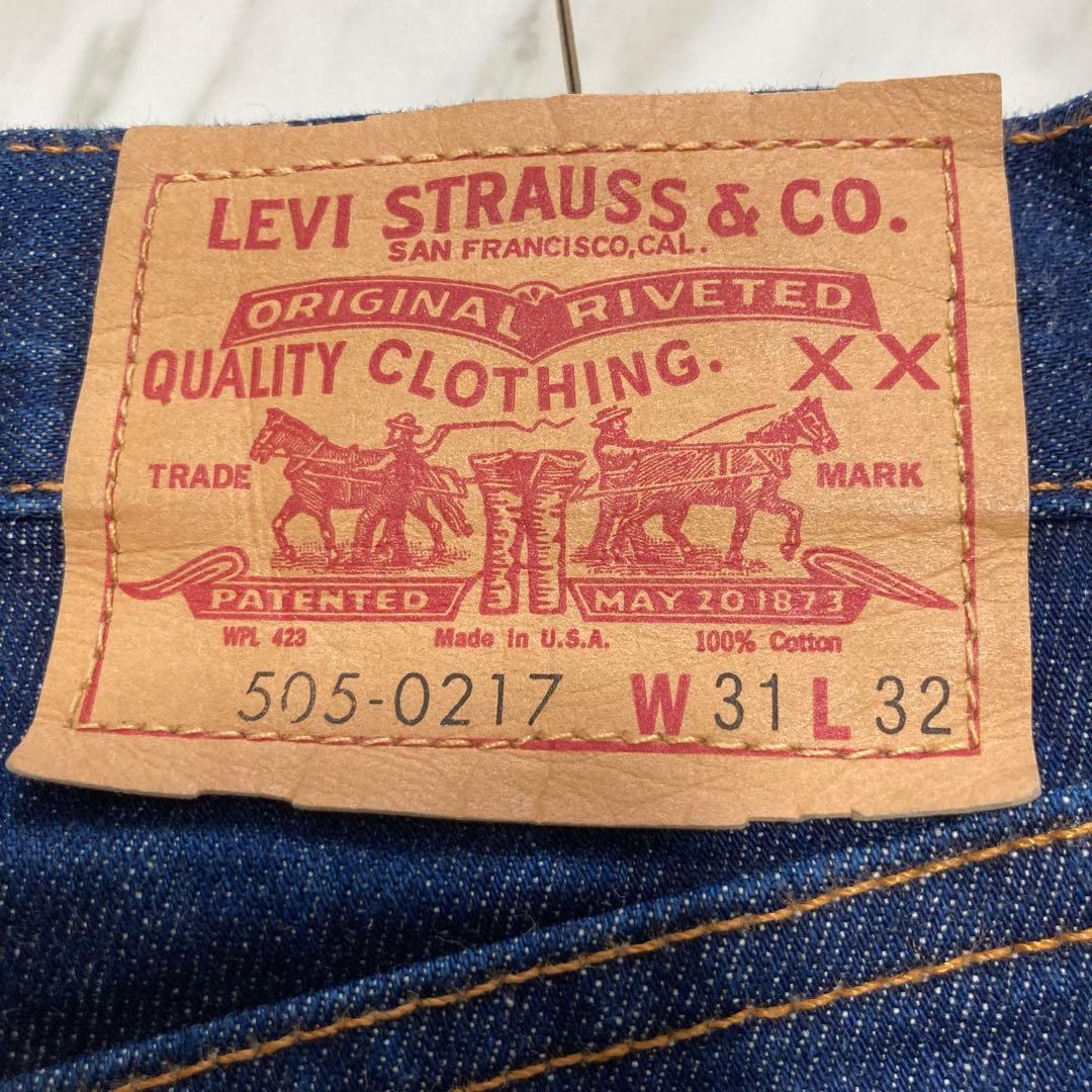 【極美品】LEVI'S　リーバイス 505 0217 1967年製復刻　デニム