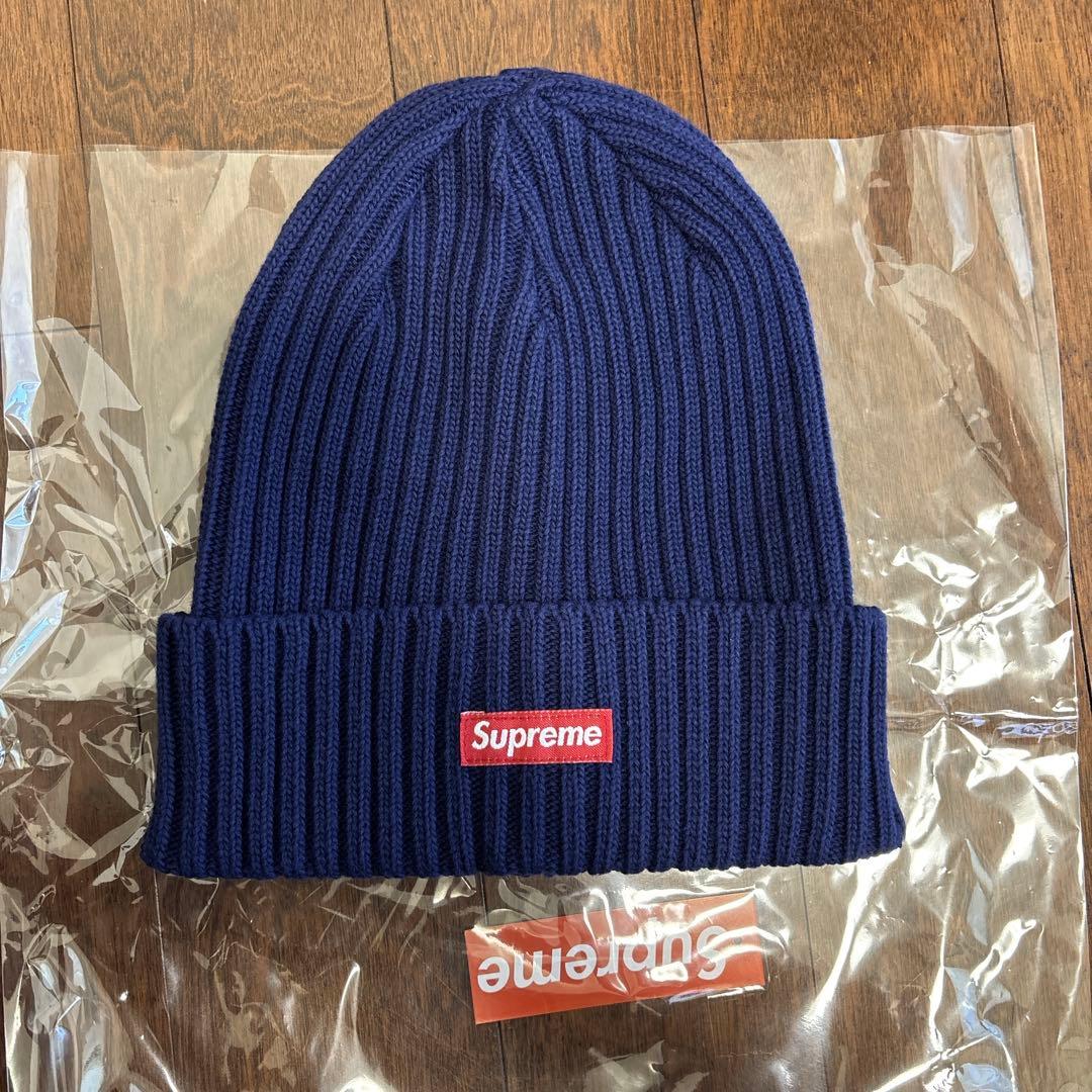 Supreme Beanie ビーニー ネイビー　 ニットキャップ ボックス