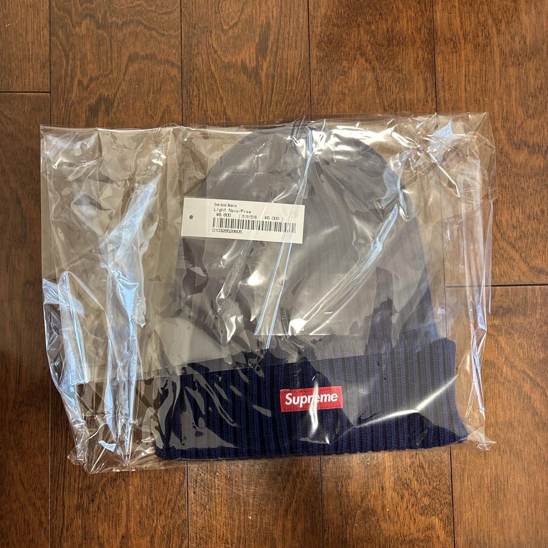 Supreme Beanie ビーニー ネイビー　 ニットキャップ ボックス