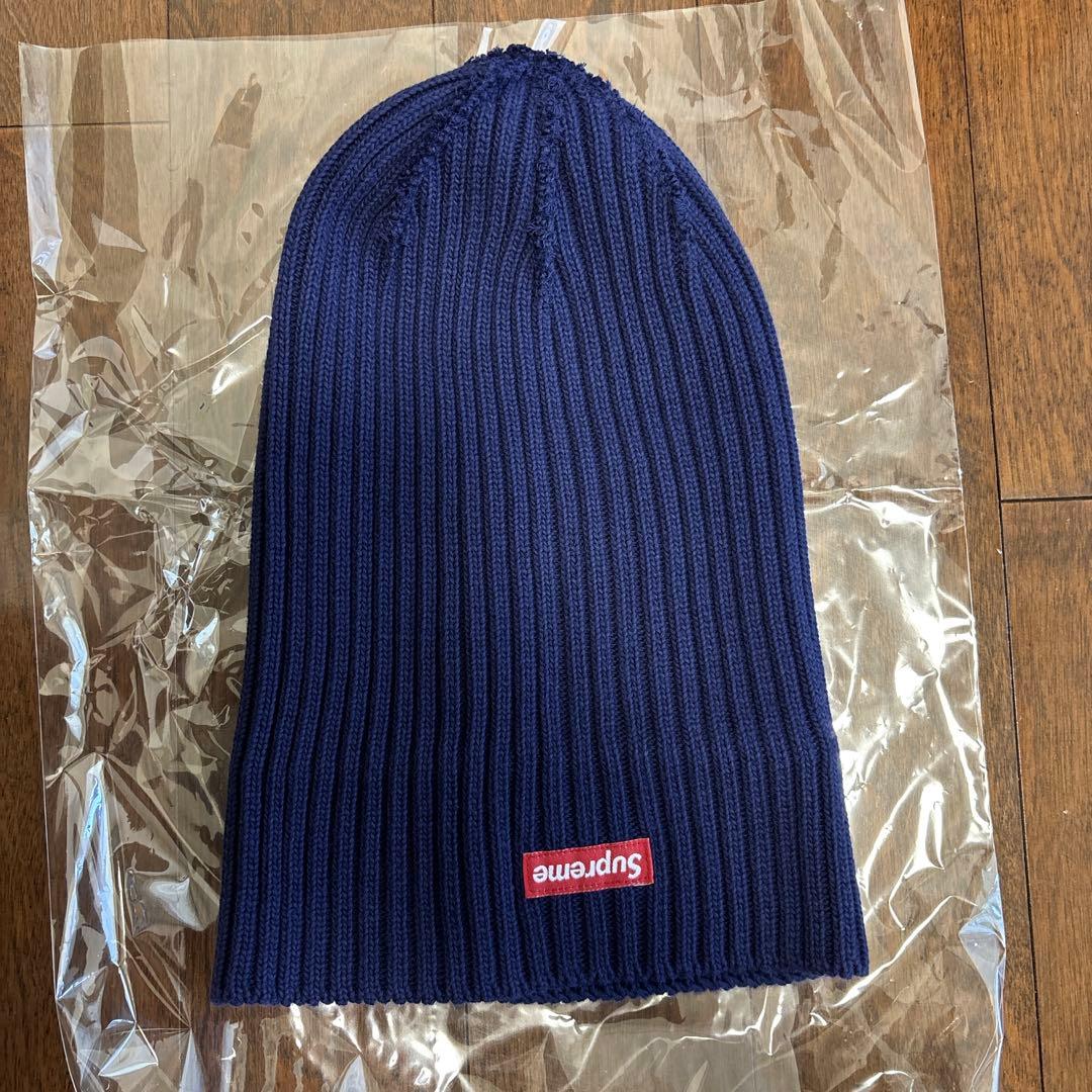 Supreme Beanie ビーニー ネイビー　 ニットキャップ ボックス