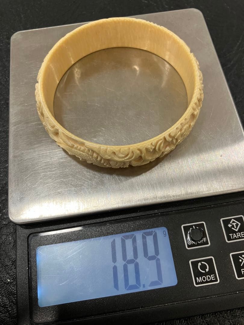 象牙調　バングル　ヴィンテージ　18g