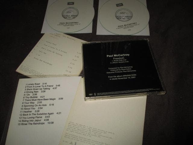 洋楽 paul mccartney driving rain (RARE!!)