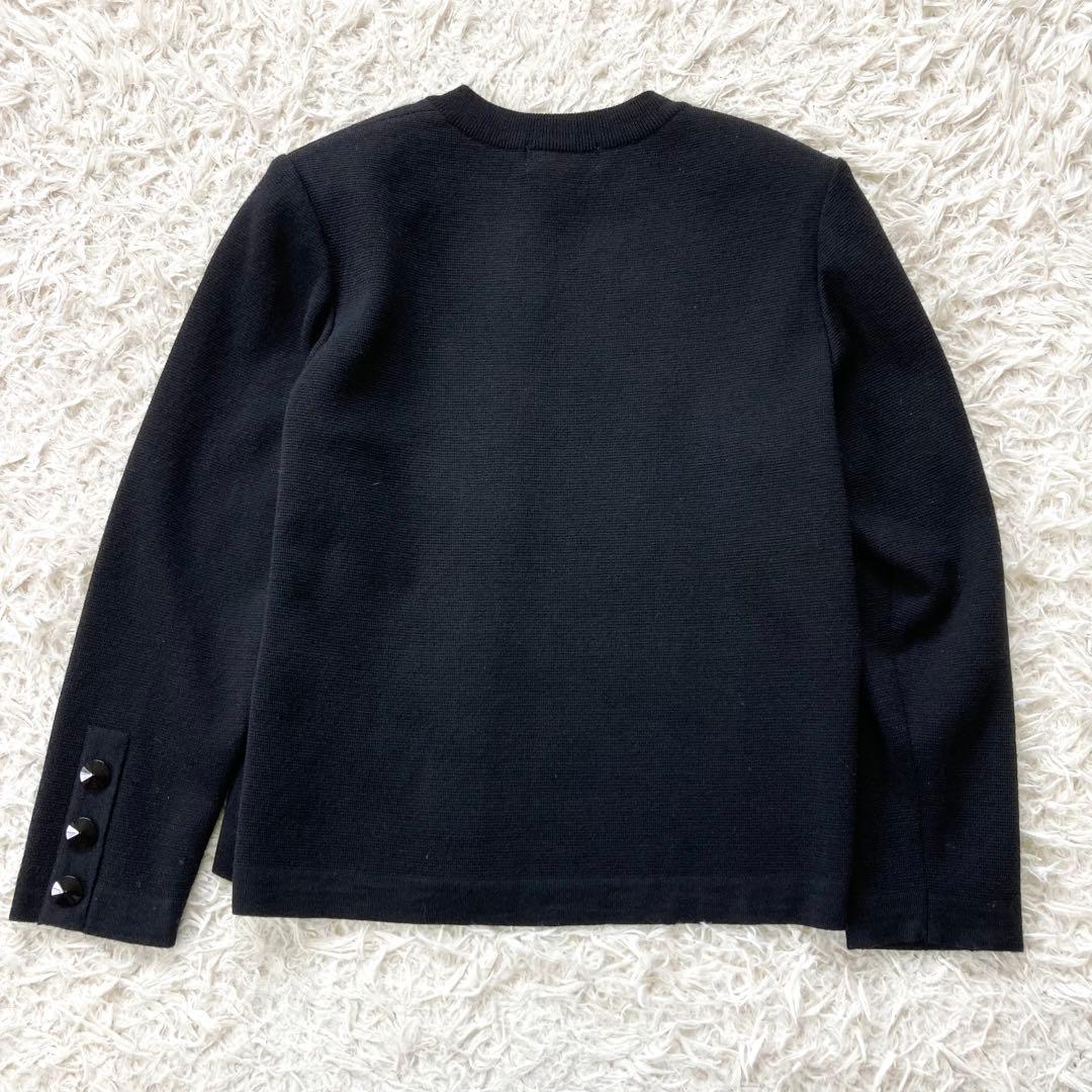 希少 イヴサンローラン ニット セーター YSL 刺繍ロゴ ウール100% M