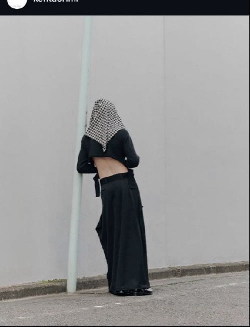 パンツ ORIMI RE-TAILORED MAXI SKIRT