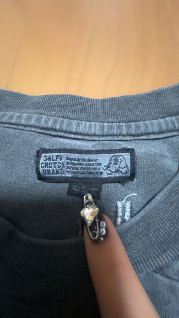 GALFY 病みに染まりし反戦Tシャツ / ガルフィー ロゴ半袖Tシャツ
