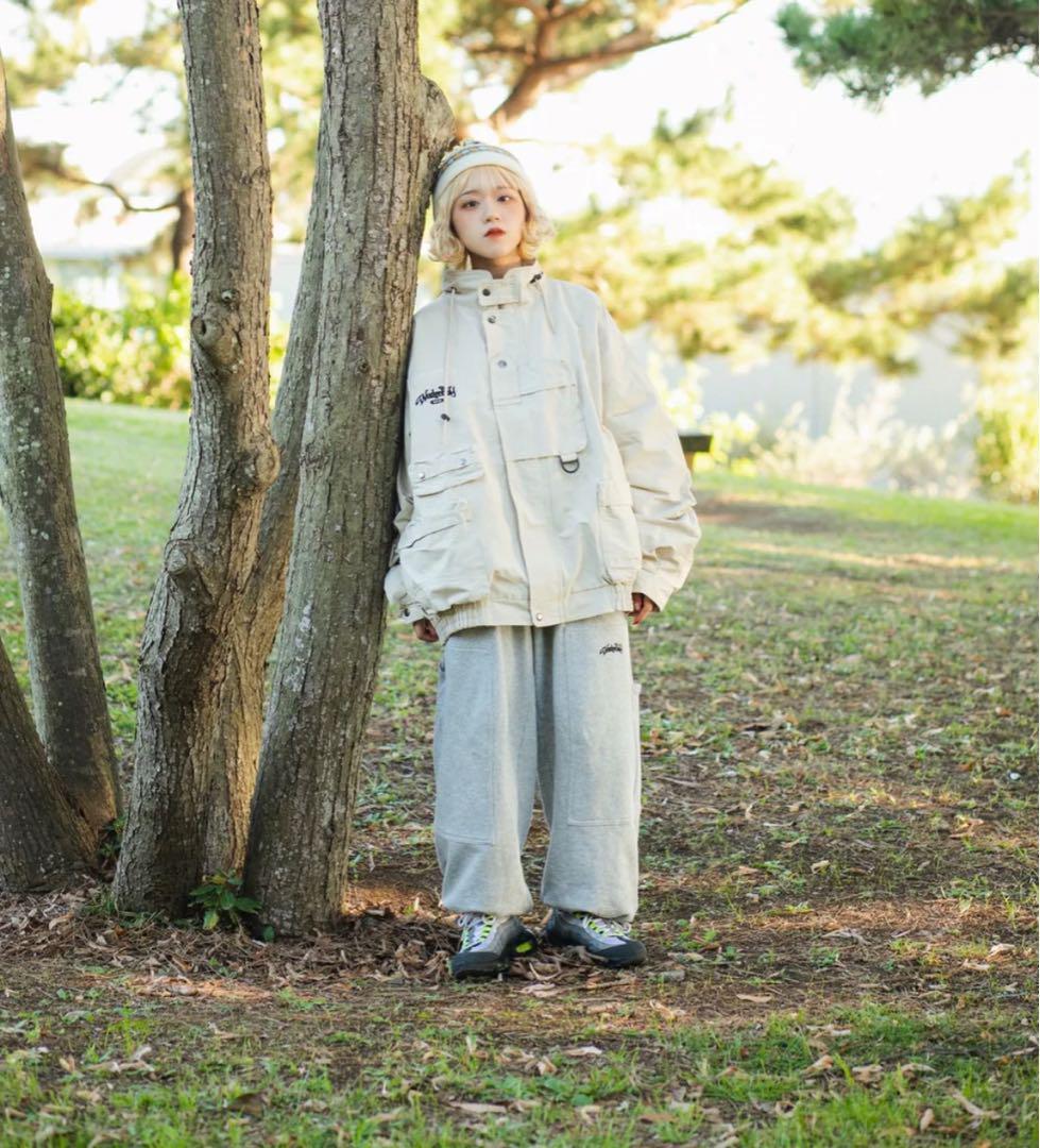【タグ付】ワッジボーイmilitary stand jumper グレージュ　L