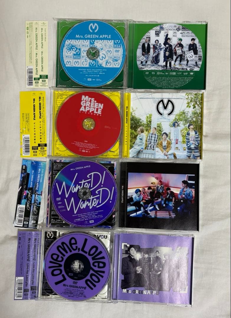 【初回限定盤】Mrs. GREEN APPLE まとめ売り 16枚セット