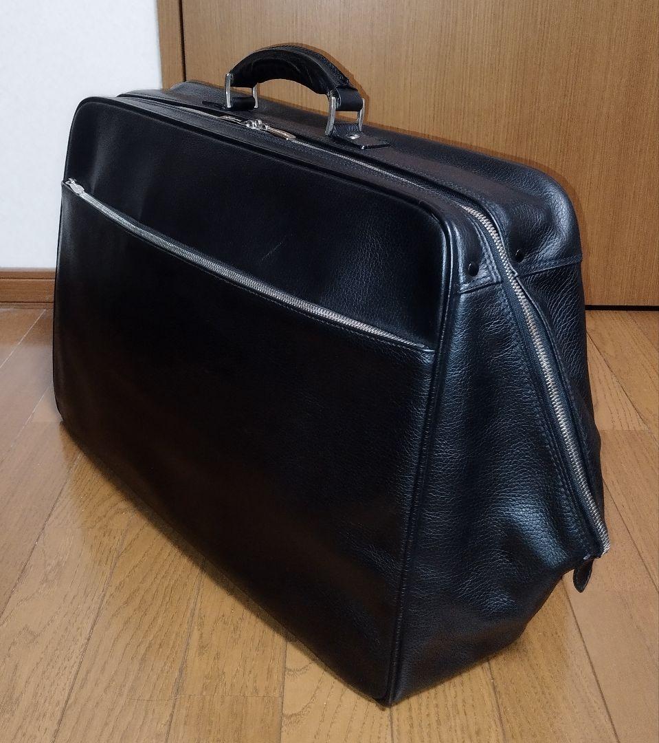 エルメネジルドゼニア◇レザーボストン◇ブラック◇ヴァレクストラ◇エッセ◇希少