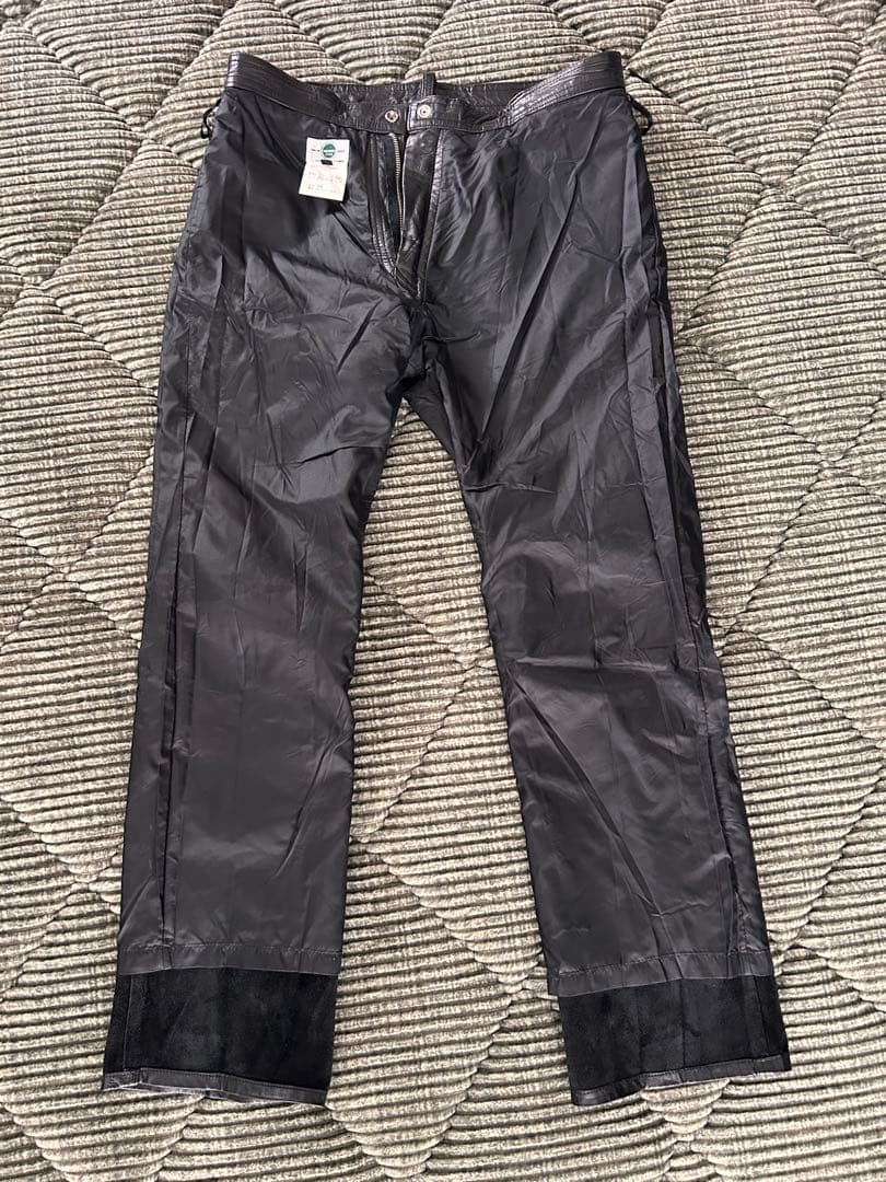 UNION METHOD STORE 牛革 レザーパンツ ブラック 34インチL