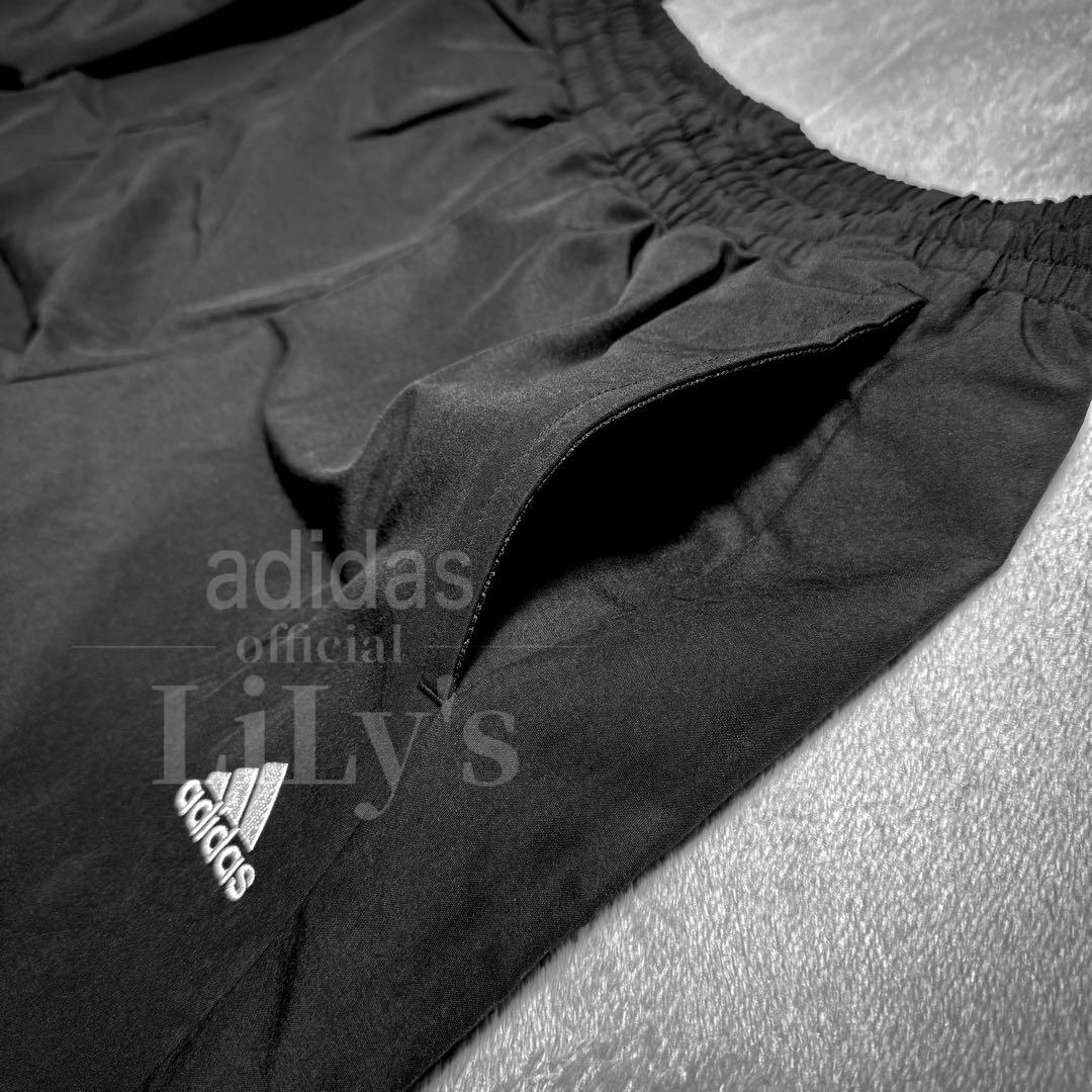 【２ＸＬサイズ】adidas上下セットアップ　ブラック　黒　新品　ウーブン