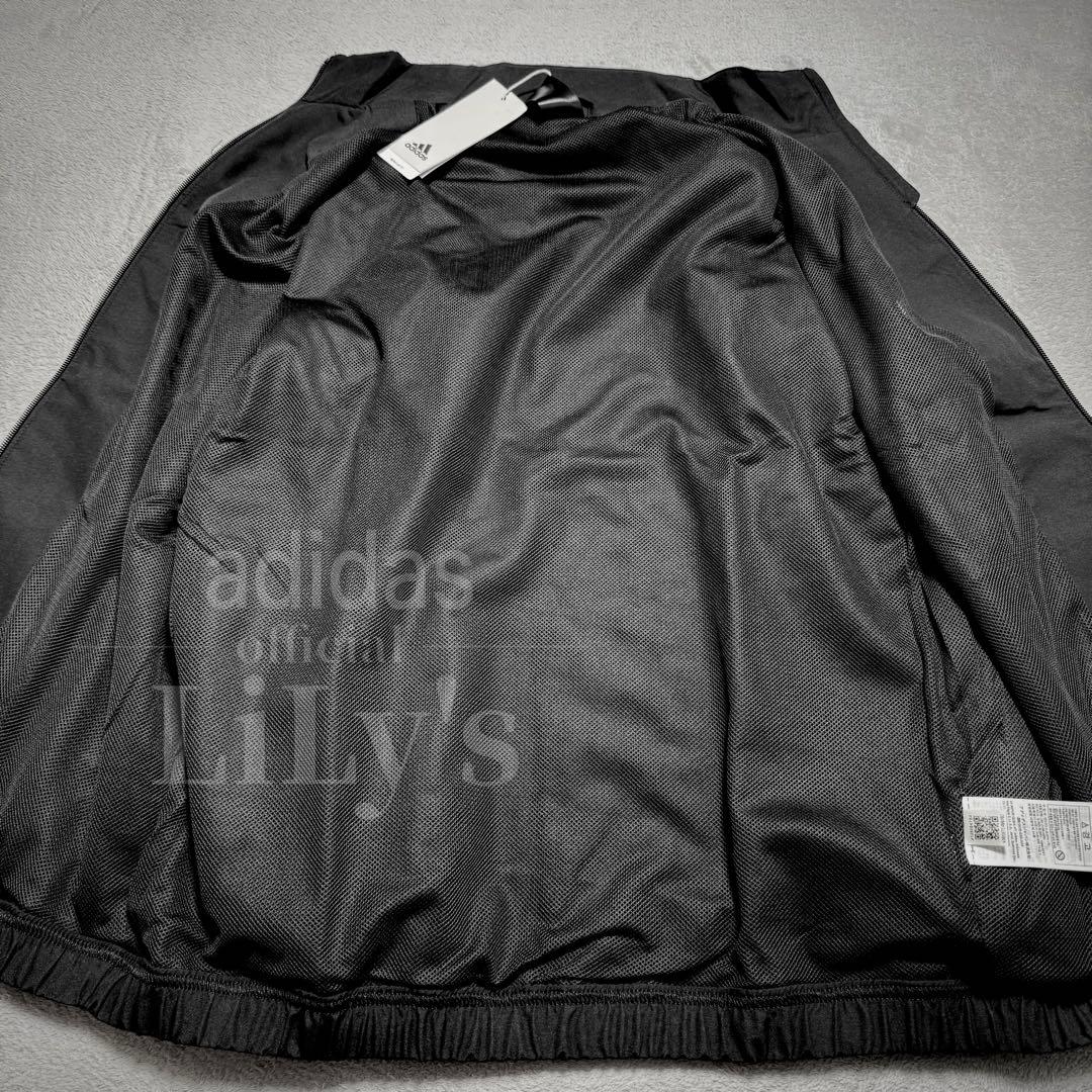 【２ＸＬサイズ】adidas上下セットアップ　ブラック　黒　新品　ウーブン
