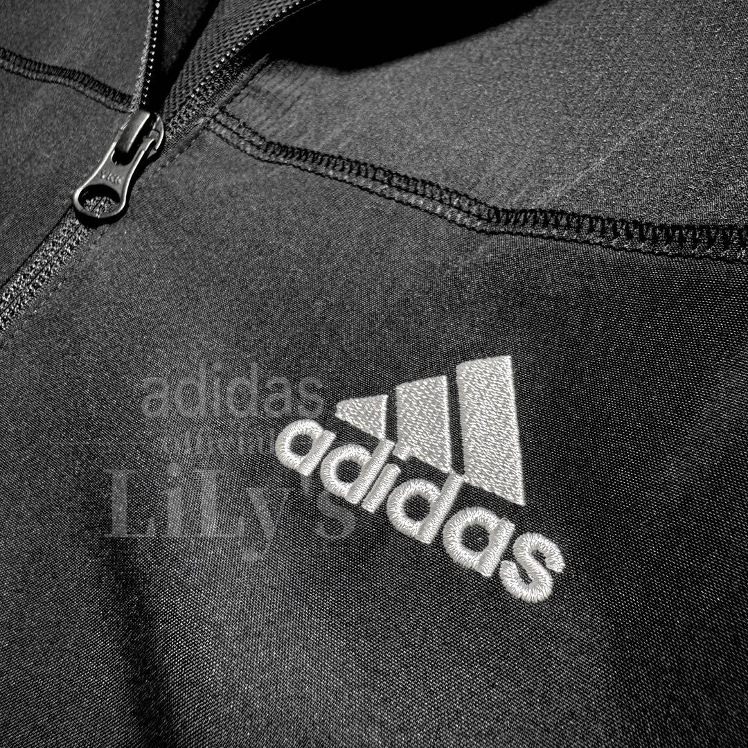 【２ＸＬサイズ】adidas上下セットアップ　ブラック　黒　新品　ウーブン