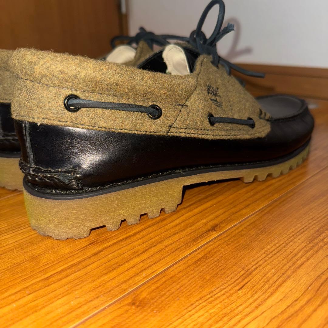 靴 Timberland AUTHNTIC 3 EYE FL BLK/OLV 11