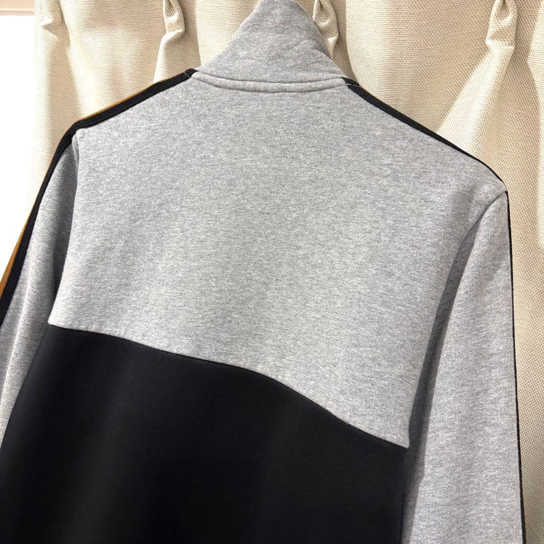 ☆美品☆N°21 トラックジャケット サイドライン ロゴ GY M