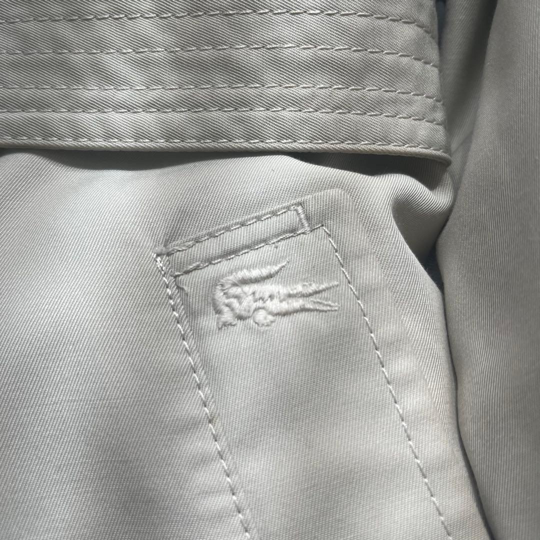 LACOSTE トレンチコート 38ロングコート ワニロゴ レディース 春