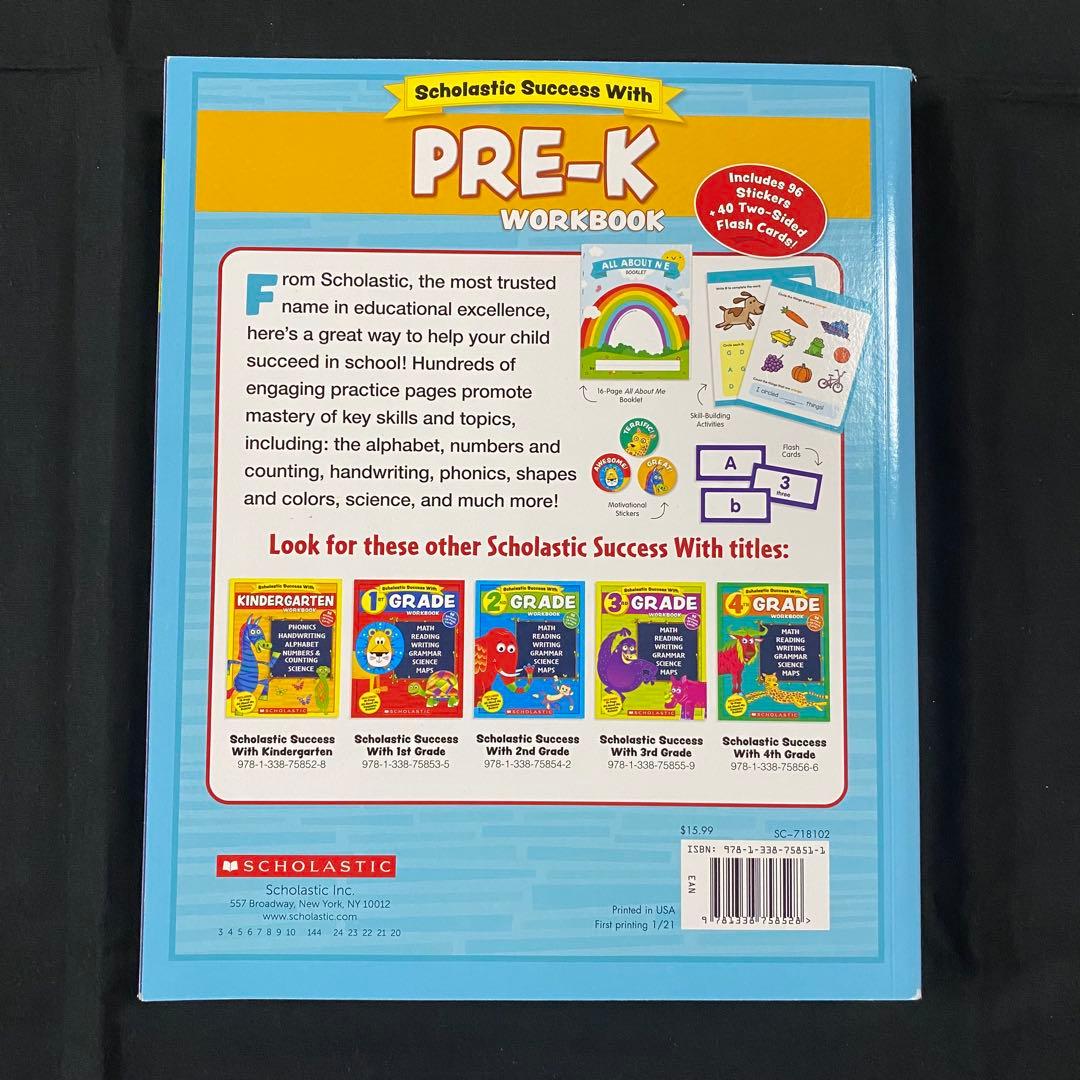 PRE-K WORKBOOK 未使用品