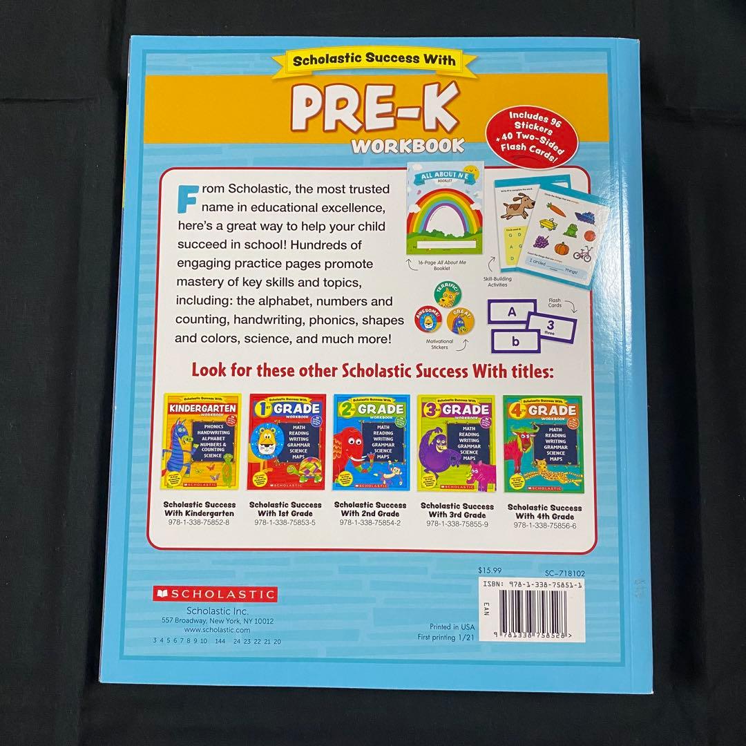 PRE-K WORKBOOK 未使用品