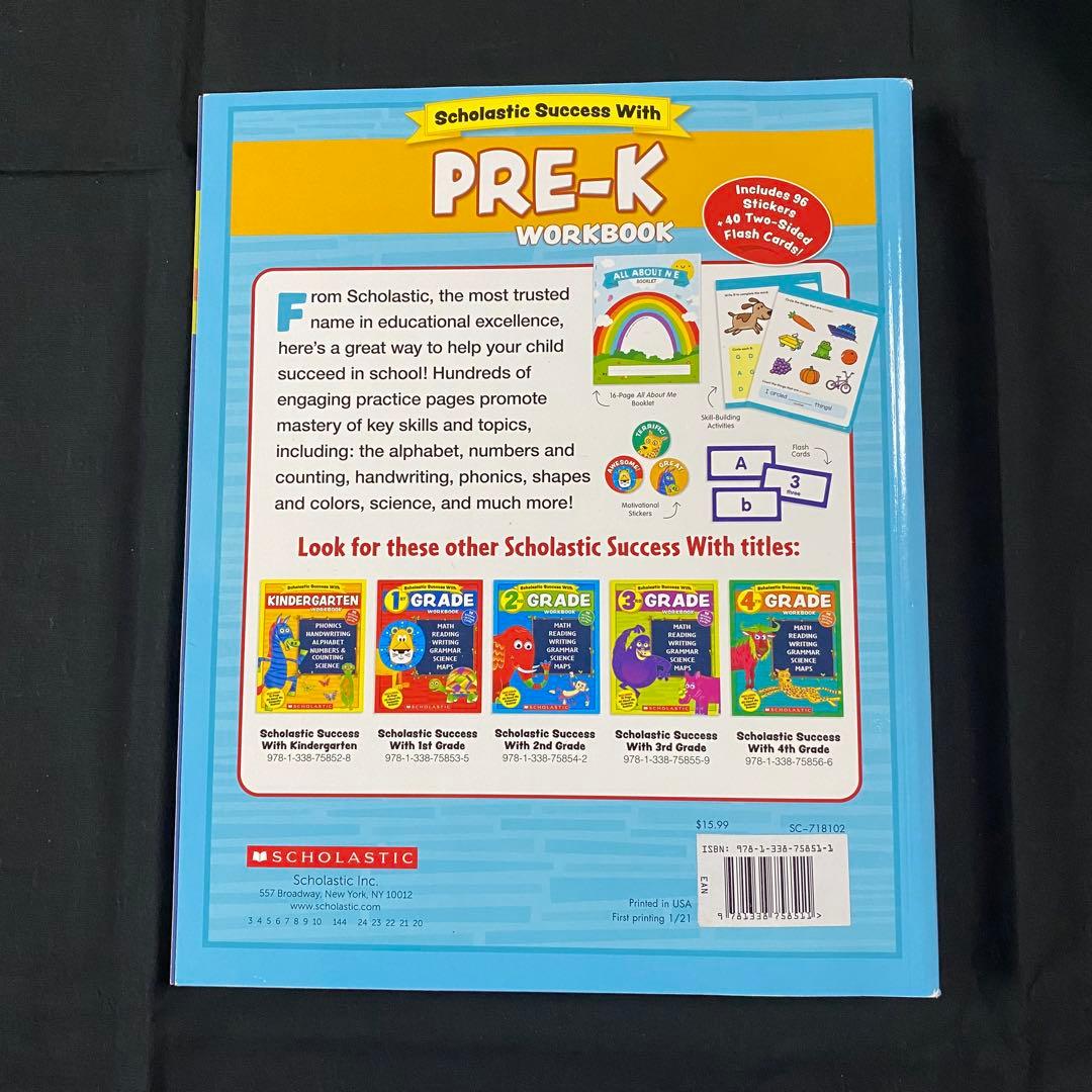 PRE-K WORKBOOK 未使用品