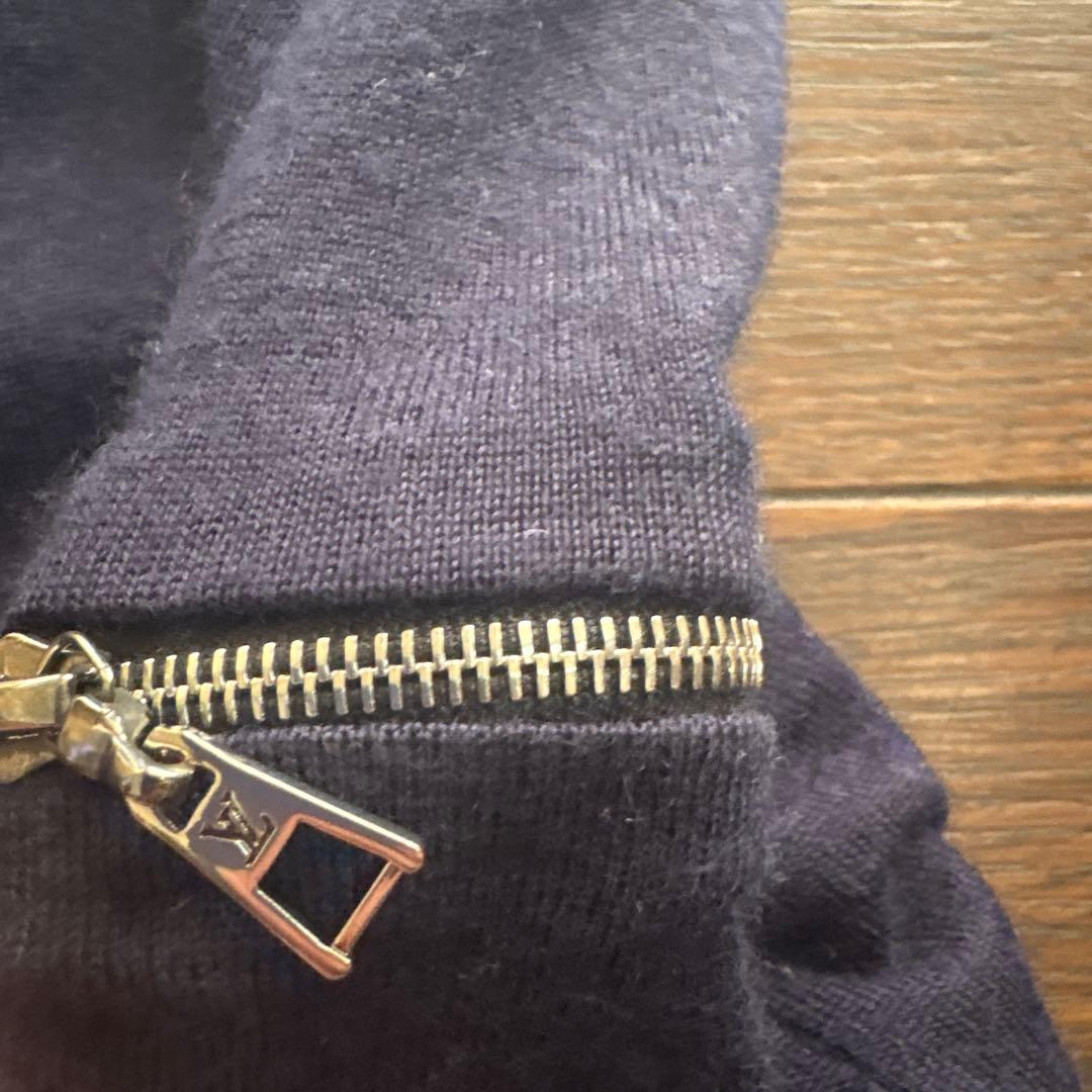 LOUIS VUITTON ネイビー カーディガン XS