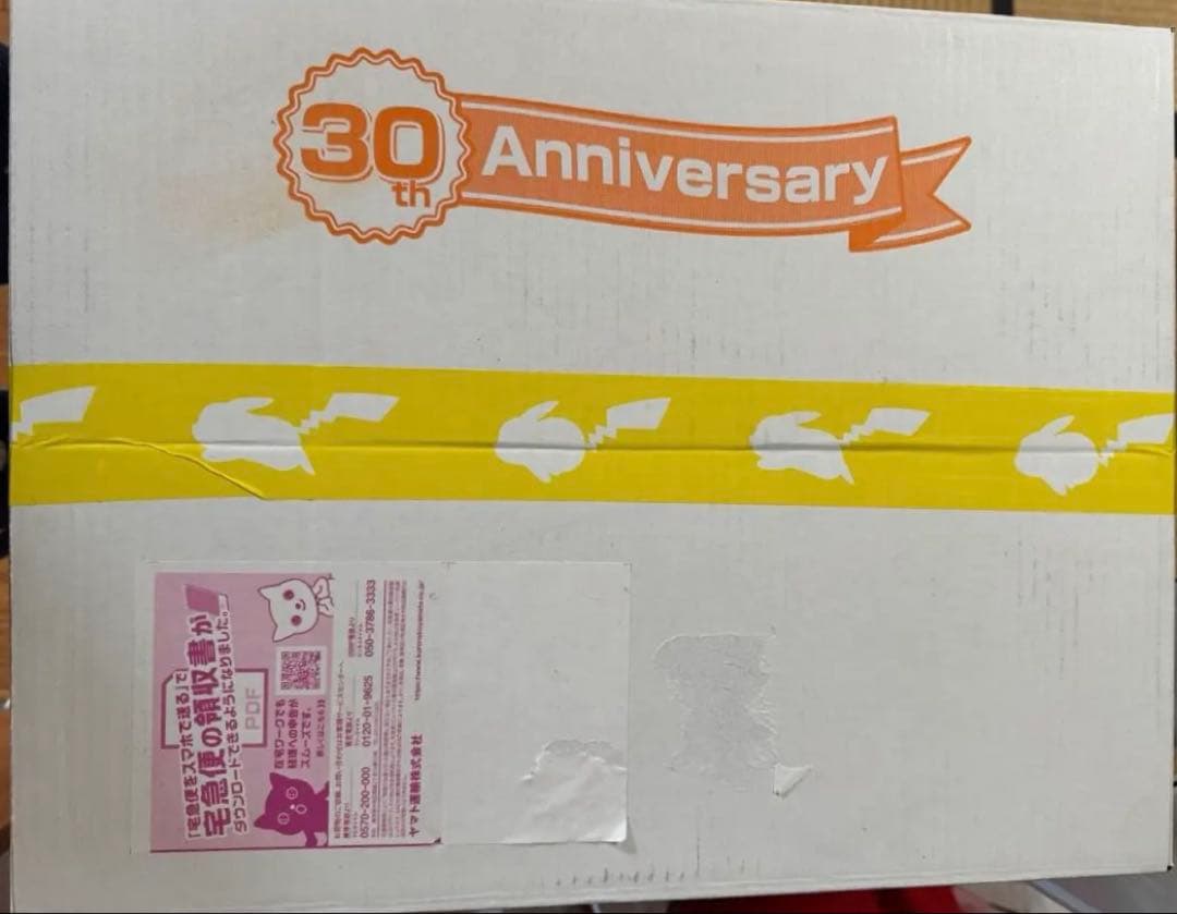 ポケモン30周年記念 おかえり！ピカチュウ1/1　ぬいぐるみ　新品未開封