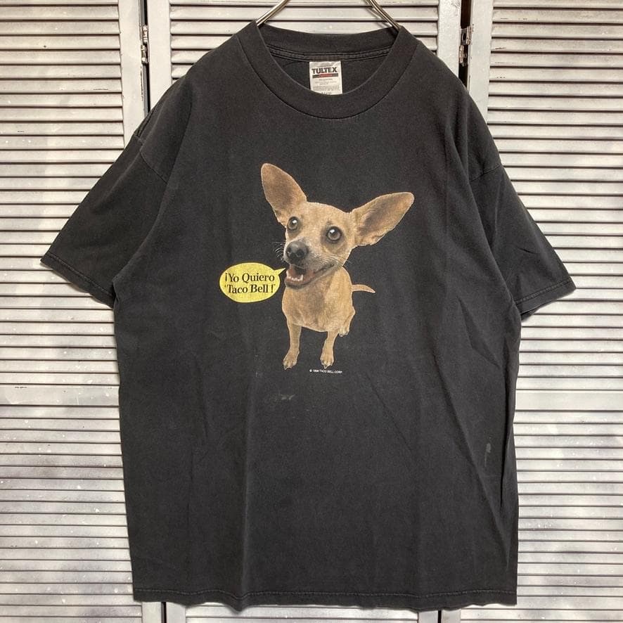 ホ*ド様 BFKL アニマル Tシャツ ビンテージ 古着 90s 黒 タコベル
