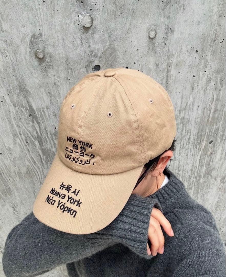 新品未使用　長尾 悦美　NEW YORK Souvenir Cap