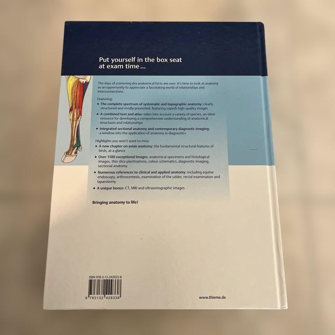 健康・医学 Veterinary Anatomy of Domestic Animals,