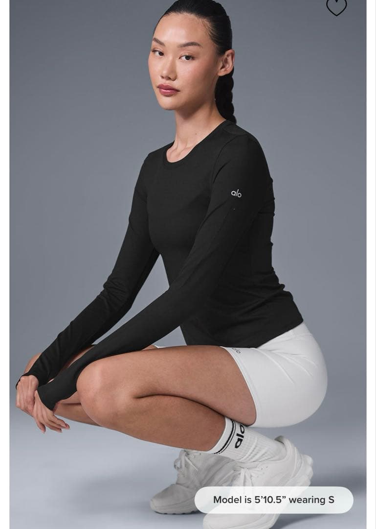 新品未使用試着のみ ALO Long Sleeve Black