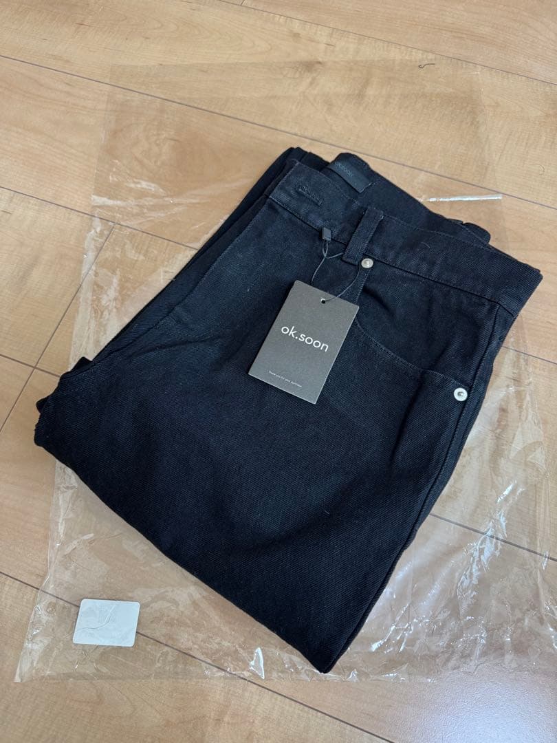 ok.soonさん black cotton pants サイズ1