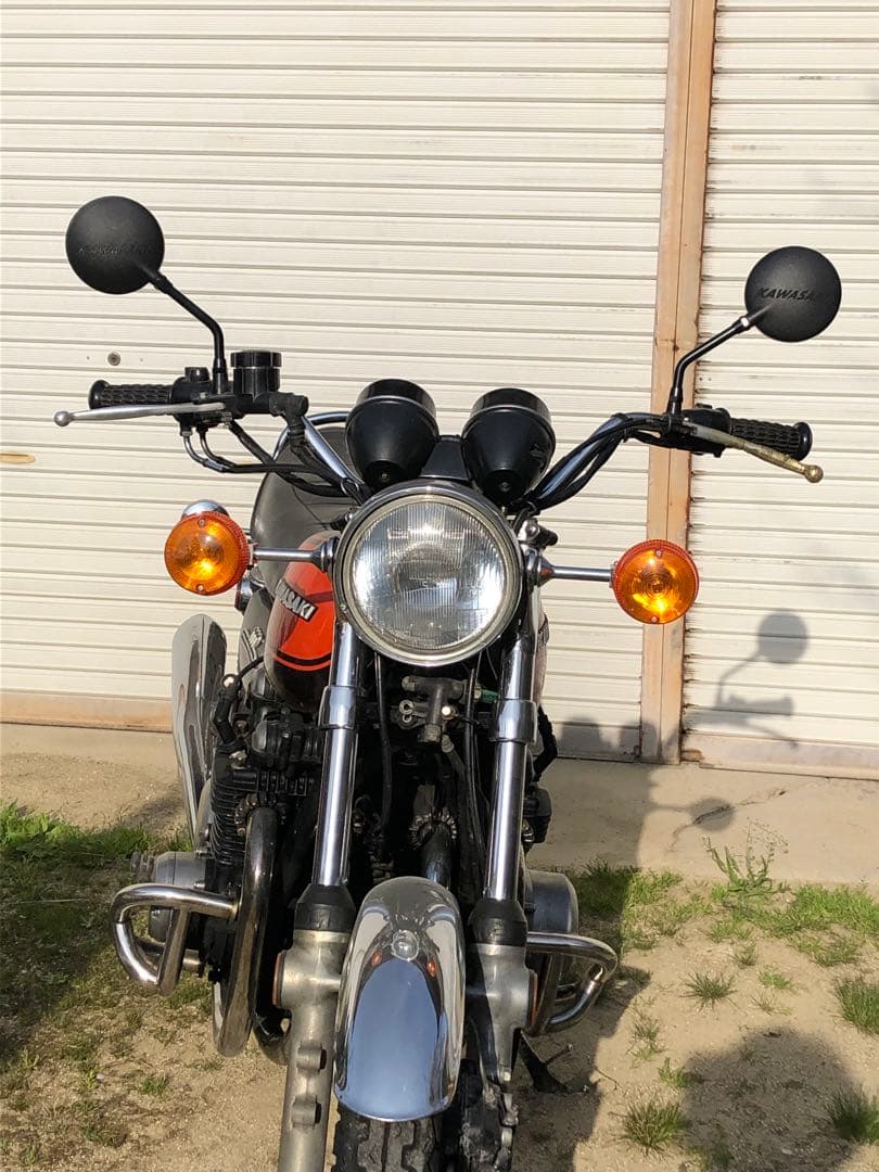 Z1 Z2ミラー　ロゴ入り　ナポロッキーミラー　リード　Z900RS ゼファー
