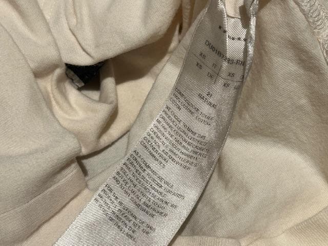 ♪送料無料★Rick Owens★長袖カットソー★2022SS★白★XS♪