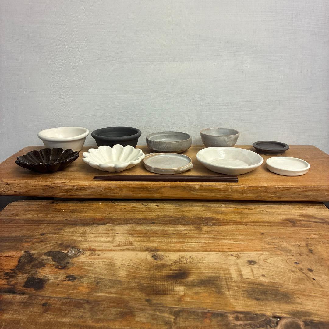 juju新品　陶器　陶芸作家　豆皿10個　126