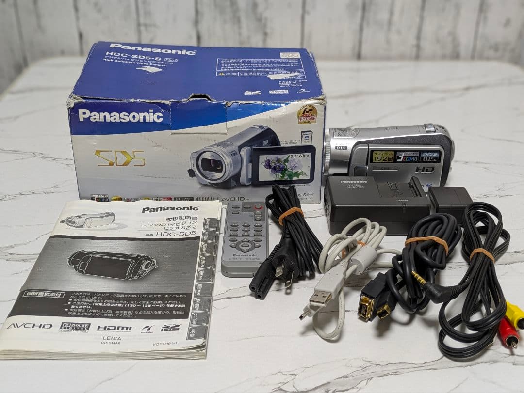 Panasonic　HDC-SD5　化粧箱セット