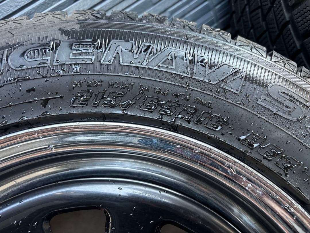 送料込　スタッドレス　215/65/R16 デイトナ　ブラック、クローム