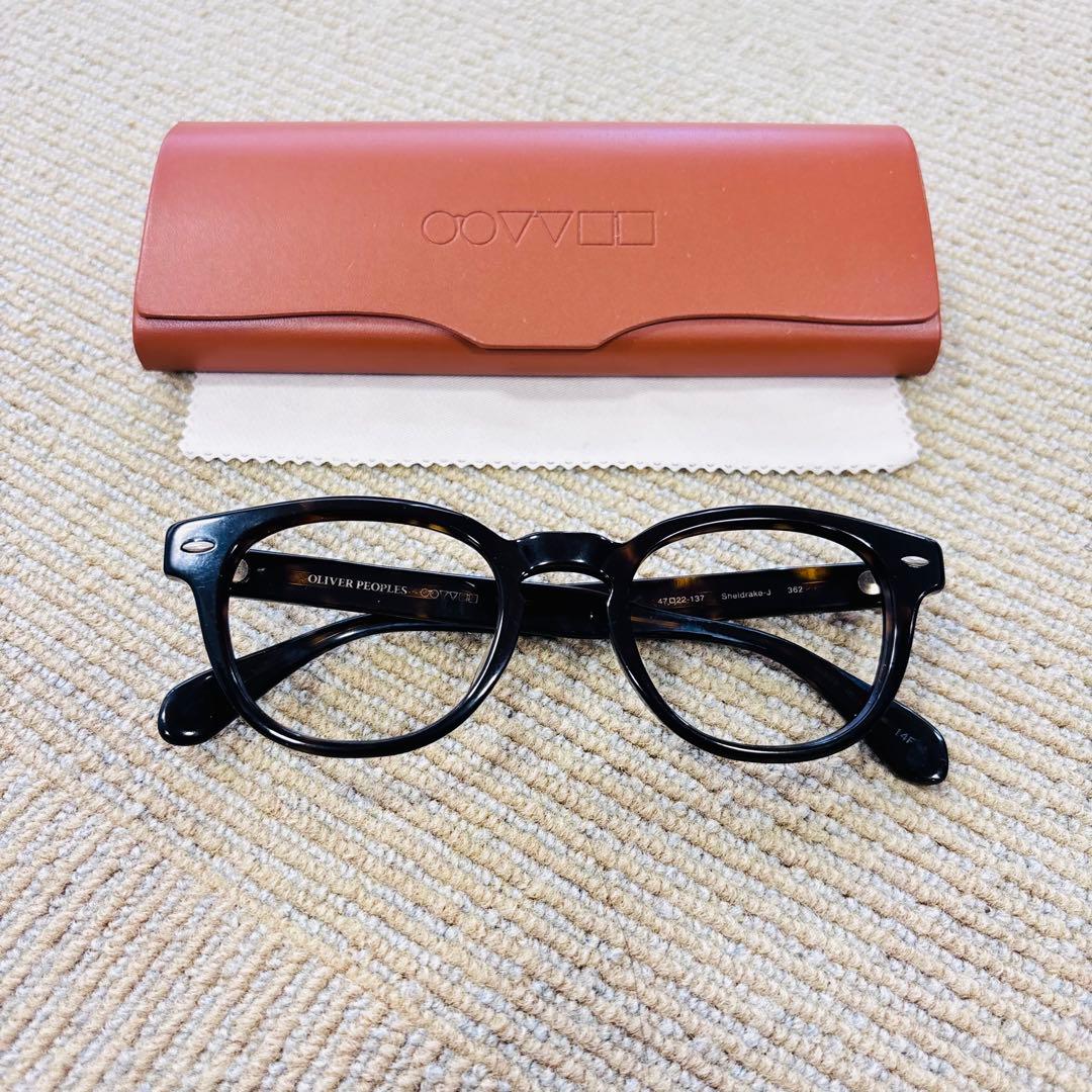 OLIVER PEOPLES Sheldrake-J　ブラウンフレーム