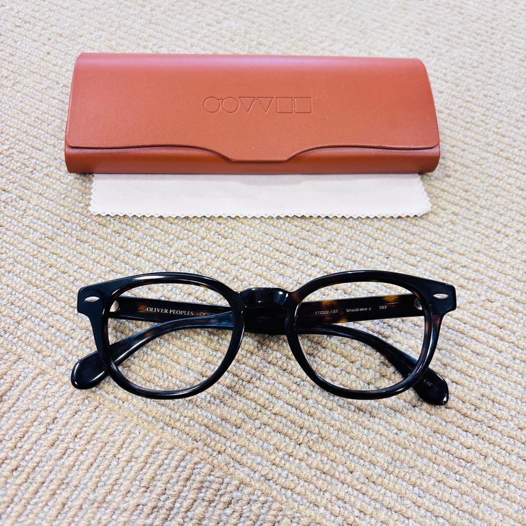 OLIVER PEOPLES Sheldrake-J　ブラウンフレーム
