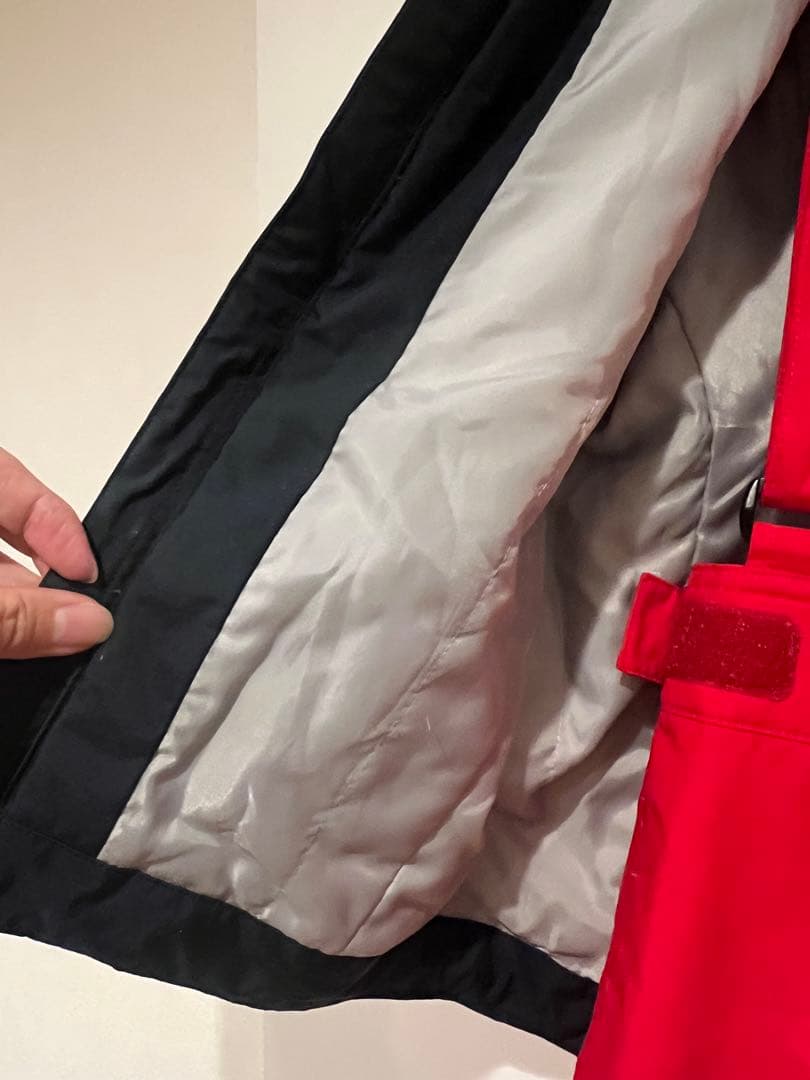 【美品値下】DESCENTE キッズスキーウェア上下セット 110サイズ　紺赤