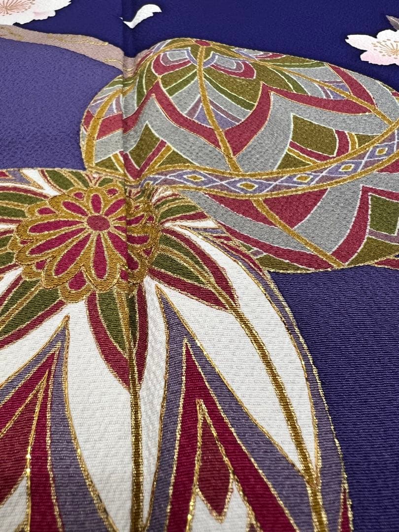 振り袖　フルセット　金彩加工　刺繍入り　両面全通袋帯 成人式　振袖　571