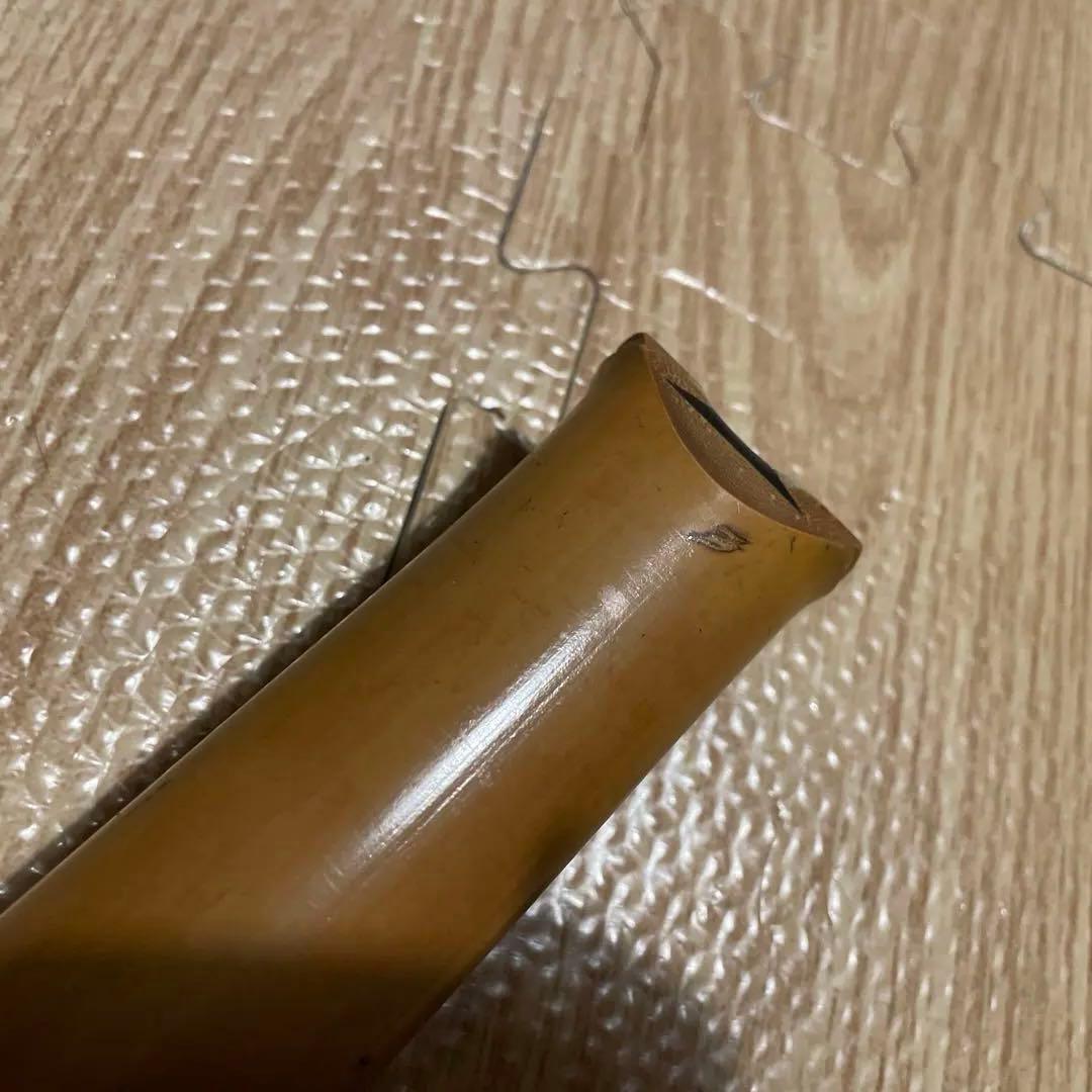 ジャンク品扱い　　尺八本体 竹製 3本セット