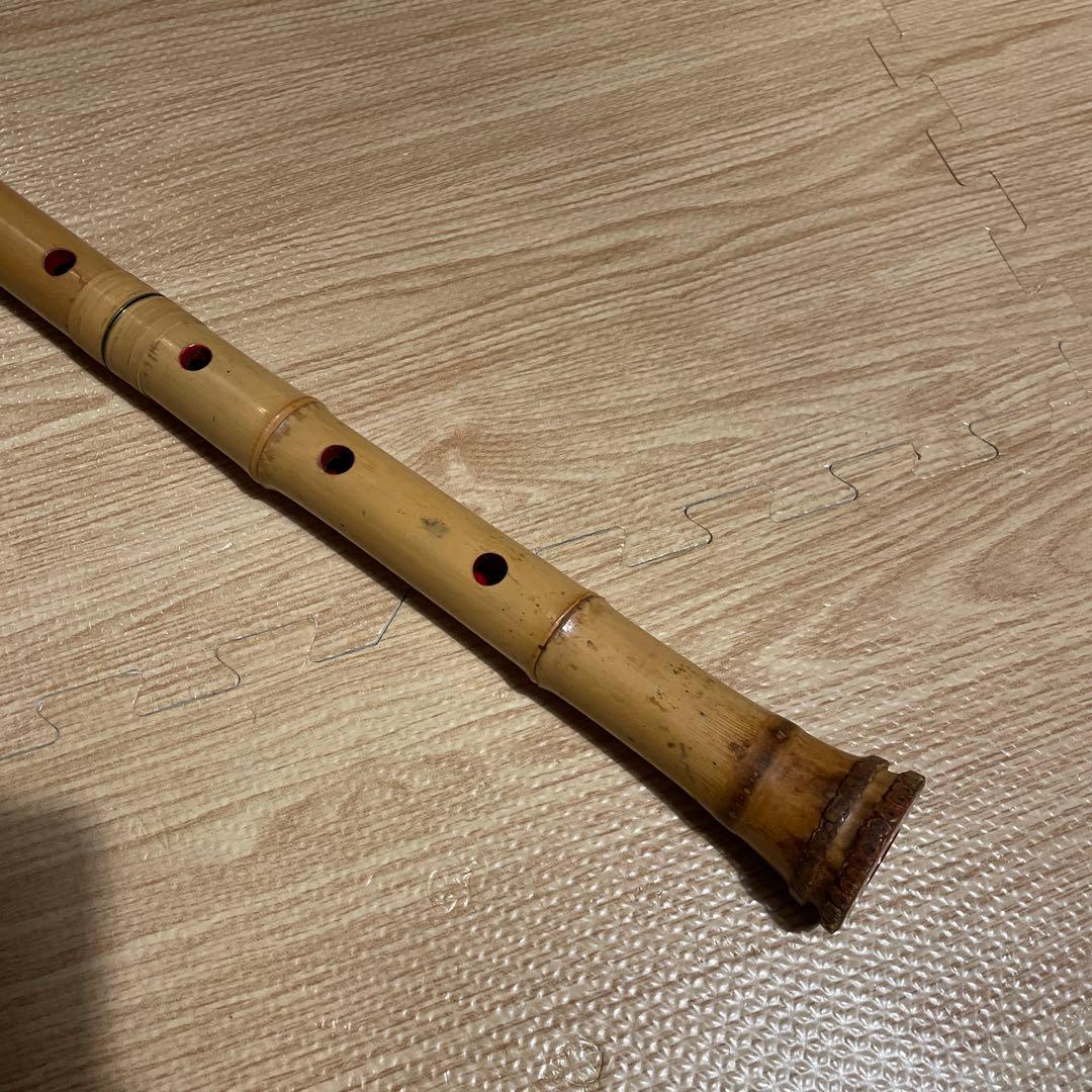 ジャンク品扱い　　尺八本体 竹製 3本セット